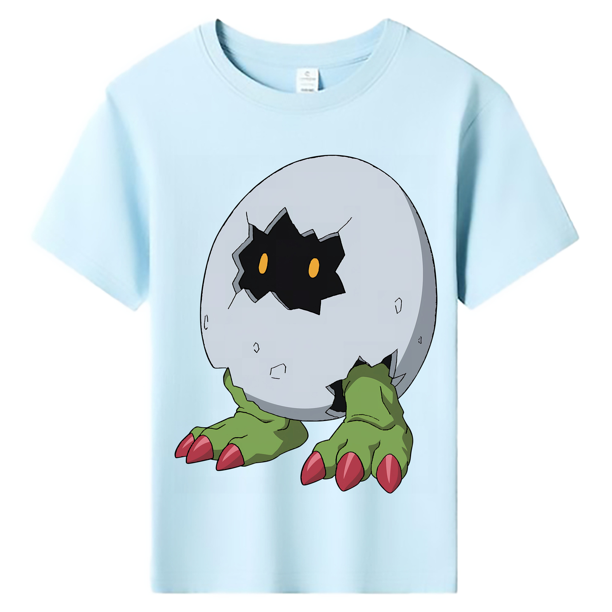 （画像用） Digimon デジタルモンスター/デジモン 綿100％キッズTシャツ（フロントプリント）